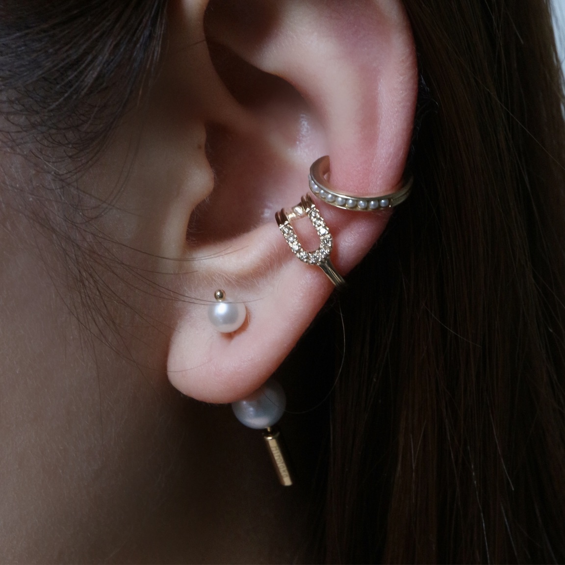 Hirotaka(ヒロタカ) Mini Spear Pearl Earring | パール ピアス Hirotaka(ヒロタカ) Mini Spear Pearl Earring | パール ピアス