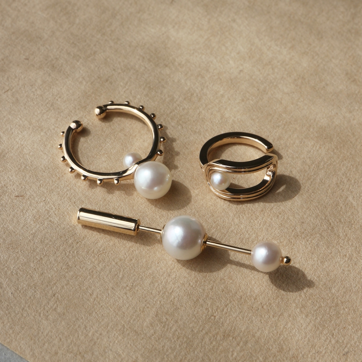 Hirotaka(ヒロタカ) Mini Spear Pearl Earring | パール ピアス Hirotaka(ヒロタカ) Mini Spear Pearl Earring | パール ピアス