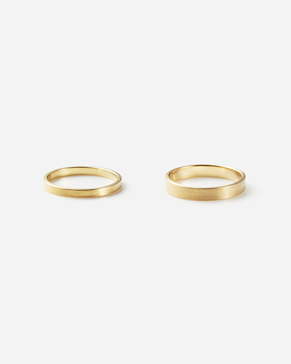 2mm / 3mm Flat Ring(K18YG) | マリッジ リング(イエローゴールド)<img class='new_mark_img2' src='https://img.shop-pro.jp/img/new/icons8.gif' style='border:none;display:inline;margin:0px;padding:0px;width:auto;' />