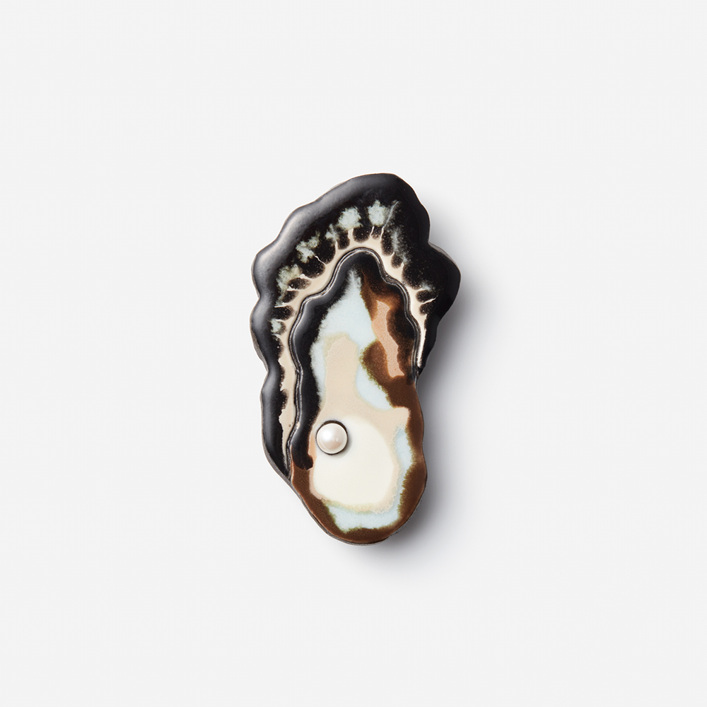 【希少！！】 arie:chroma( アリエクロマ ) oyster brooch L with pearl /Mr アクセサリー