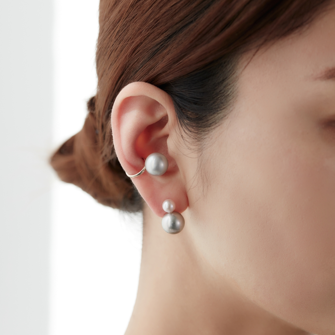 mika jewellery（ミカジュエリー) Double Pearl Earrings | パール ...