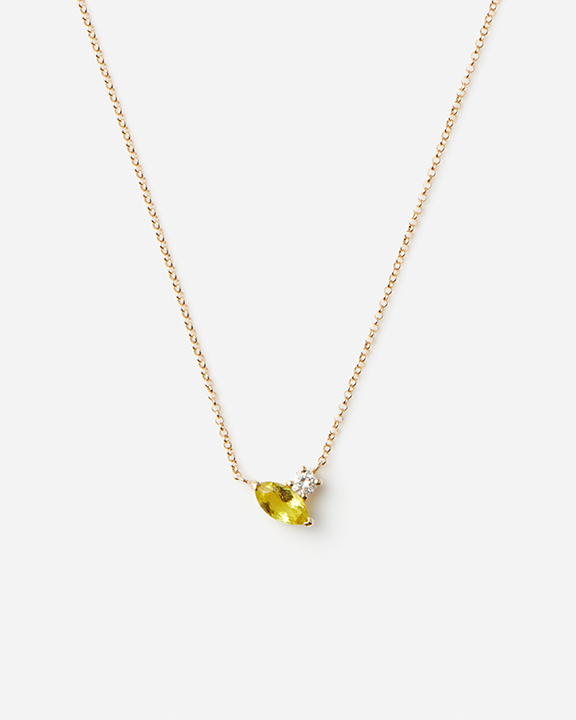 Canary Tourmaline, Diamond Necklace | ʥ꡼ȥޥ  ͥå쥹 