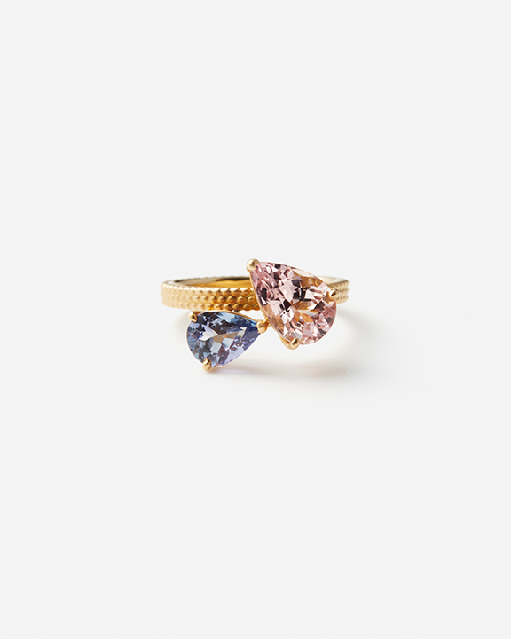 Pink Tourmaline,  Tanzanite, Ring | ԥ󥯥ȥޥ  󥶥ʥ 