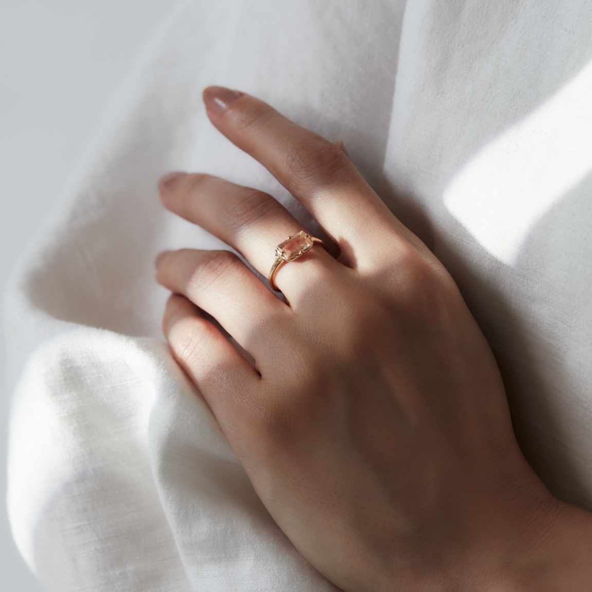 Fillyjonk(フィリフヨンカ) Moss ring オレゴンサンストーン