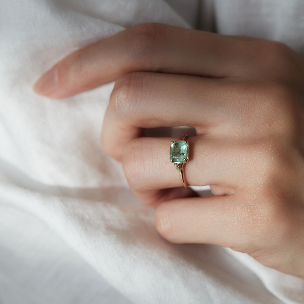 Fillyjonk(フィリフヨンカ) Moss ring バイオタイトイン
