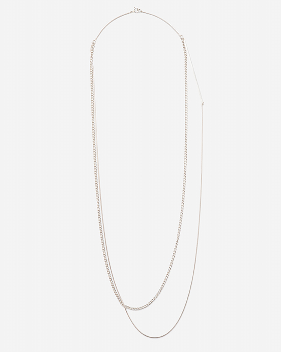 Catenary Necklace_Tangent Curves | シルバーネックレス