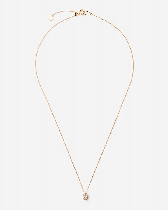 CAHiER（カイエ) Diamond Necklace | オーバルダイヤモンド