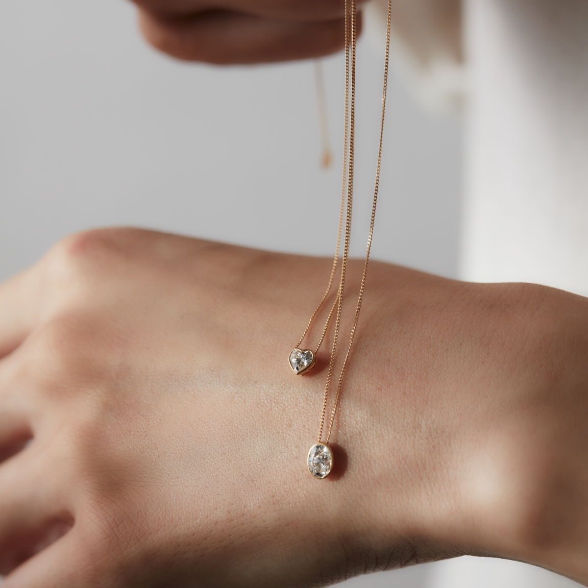 CAHiER(カイエ) Diamond Necklace | オーバルダイヤモンド CAHiER(カイエ) Diamond Necklace | オーバルダイヤモンド