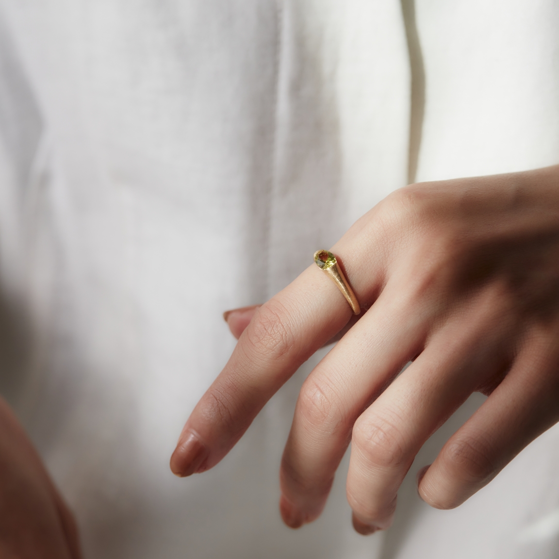 CAHiER(カイエ) Canary Tourmaline Ring | カナリートルマリン CAHiER(カイエ) Canary Tourmaline Ring | カナリートルマリン