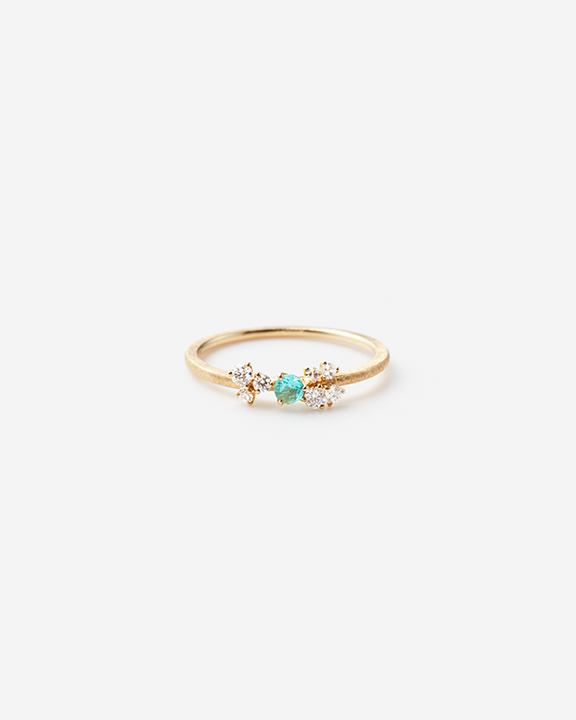 Paraiba Tourmaline Ring |  パライバトルマリン 野花のリング <img class='new_mark_img2' src='https://img.shop-pro.jp/img/new/icons8.gif' style='border:none;display:inline;margin:0px;padding:0px;width:auto;' />