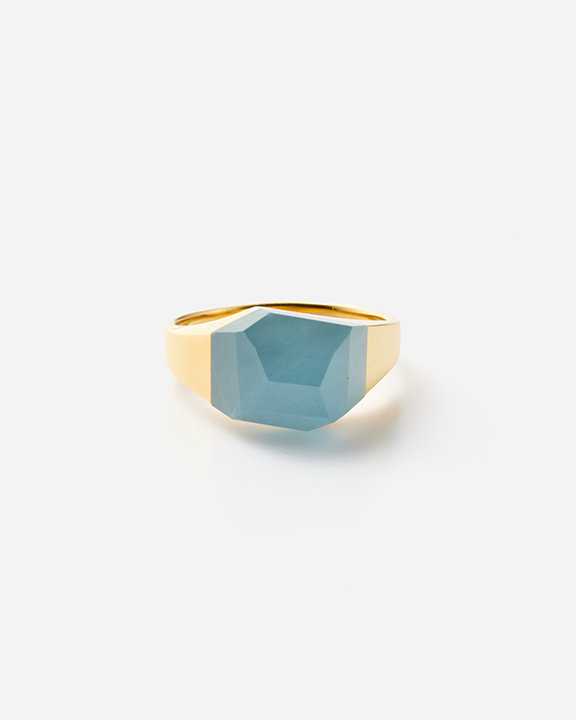 Aquamarine Mini Rock Ring (Crystal) | ޥ <img class='new_mark_img2' src='https://img.shop-pro.jp/img/new/icons8.gif' style='border:none;display:inline;margin:0px;padding:0px;width:auto;' />