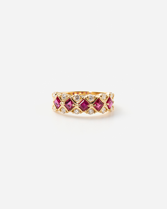 Vintage Collection Ruby Diamond Ring  | ルビー ダイヤモンド リング