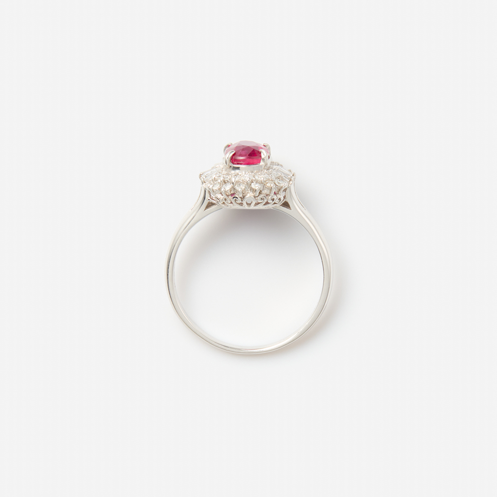 楽天市場】【選べるルース】ルビー リング 5.0ct Pt900 超大粒