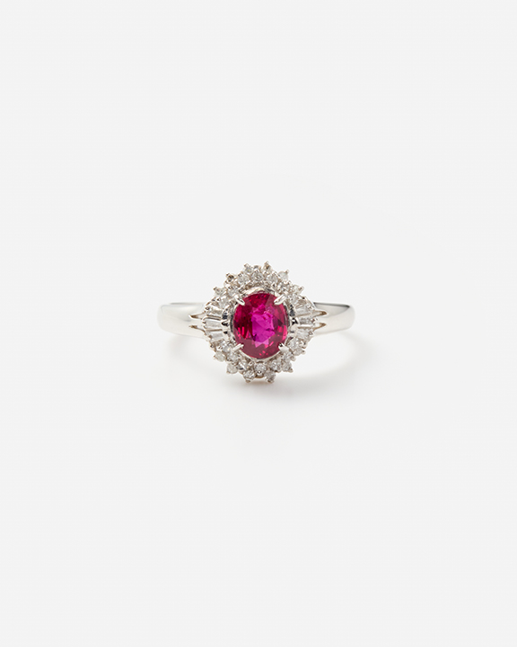 Vintage Collection Ruby Diamond Ring | ルビー ダイヤモンド リング
