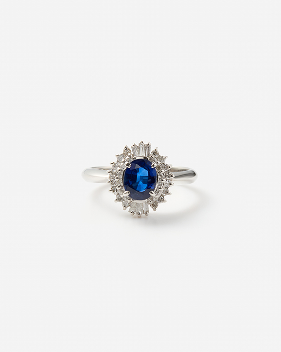 <img class='new_mark_img1' src='https://img.shop-pro.jp/img/new/icons1.gif' style='border:none;display:inline;margin:0px;padding:0px;width:auto;' />Vintage Collection Sapphire Diamond Ring | ե  