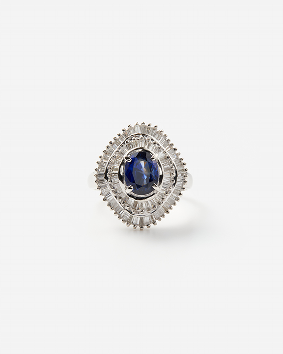 <img class='new_mark_img1' src='https://img.shop-pro.jp/img/new/icons1.gif' style='border:none;display:inline;margin:0px;padding:0px;width:auto;' />


Vintage Collection Sapphire Diamond Ring | ե  