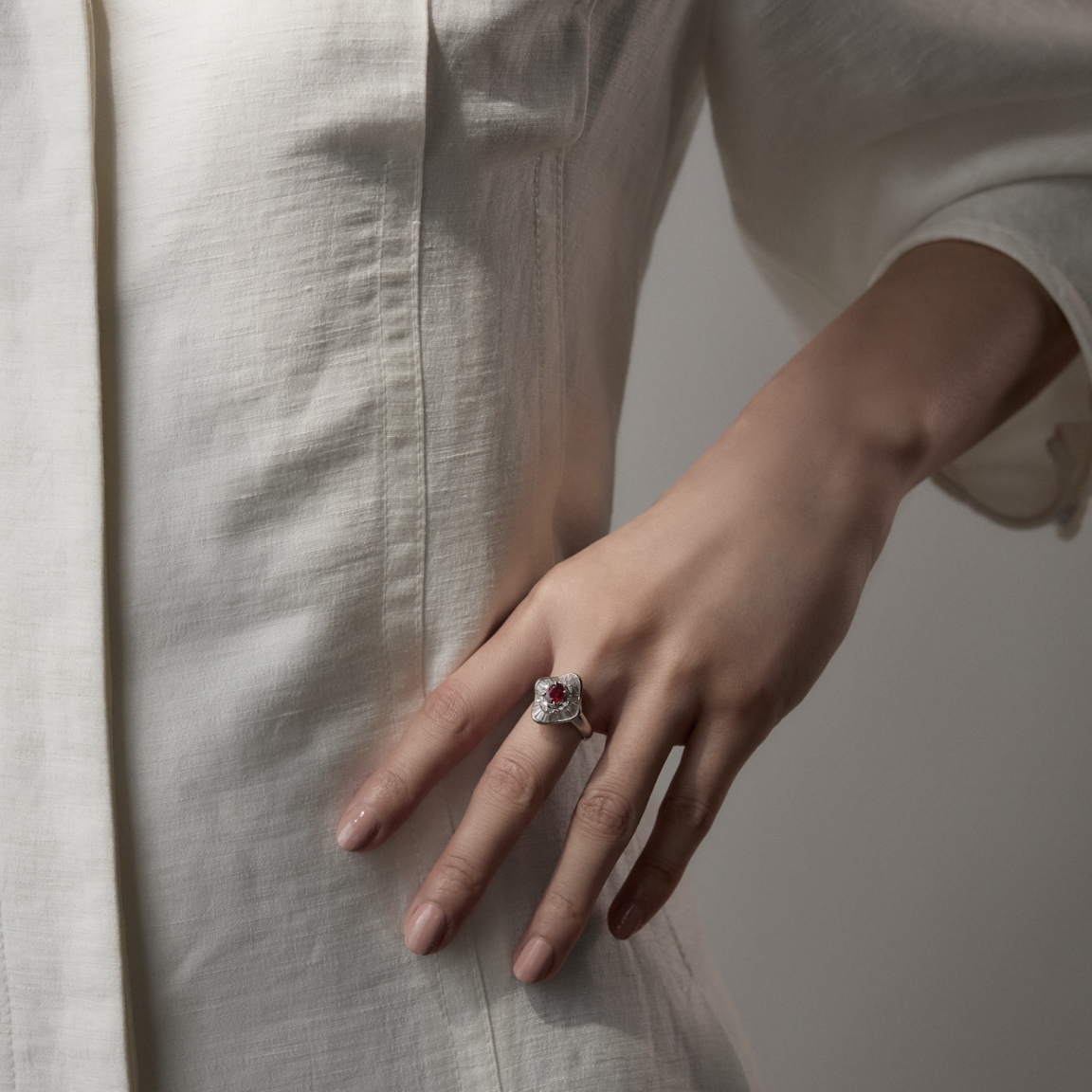 Vintage Collection (ビンテージコレクション) Ruby Diamond Ring