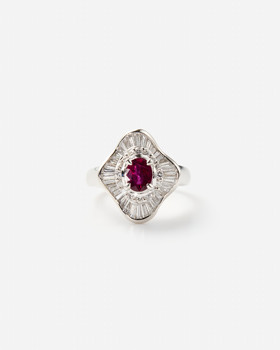 <img class='new_mark_img1' src='https://img.shop-pro.jp/img/new/icons1.gif' style='border:none;display:inline;margin:0px;padding:0px;width:auto;' />Vintage Collection Ruby Diamond Ring | ӡ  