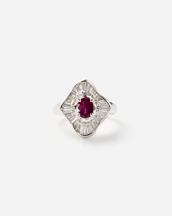 Vintage Collection Ruby Diamond Ring | ルビー ダイヤモンド リング