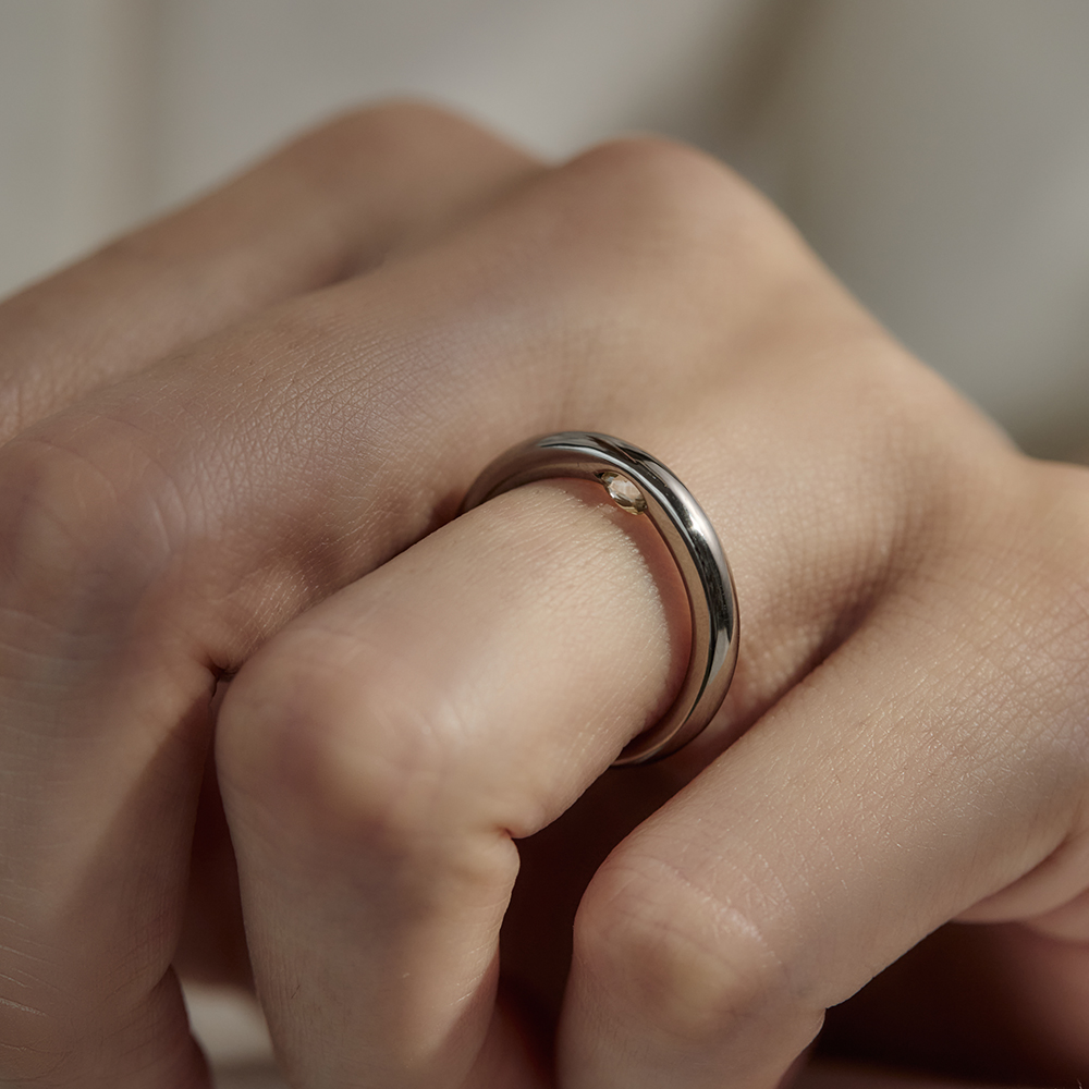 K18WGダイヤモンドリング♡ k18wg ダイヤモンドリング