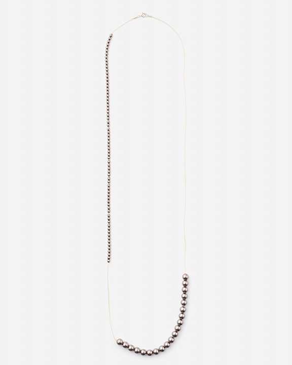[ 数量限定_5日以内発送 ] Imperfect Necklace_Two Interruptions | パールネックレス