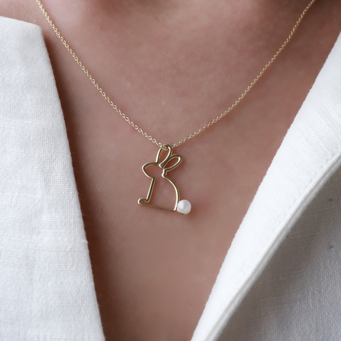 ALIITA ラビット パール ネックレス CONEJITO PERLA うさぎ ALIITA