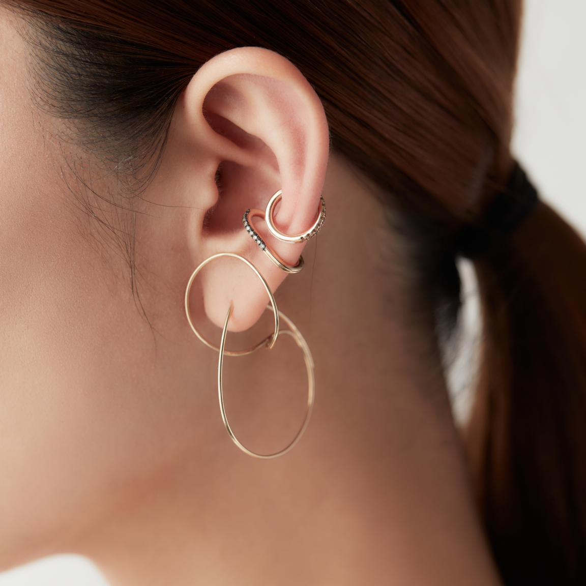 ゆみ⭐︎Hirotaka trapeze WG ダイヤモンドピアス Trapeze Earring - TP07KDE ピアス｜ヒロタカ (Hirotaka