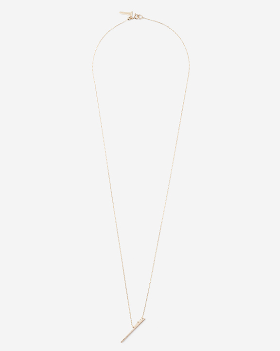 Hirotaka（ヒロタカ) GOSSAMER Obliqueness Diamond Necklace
