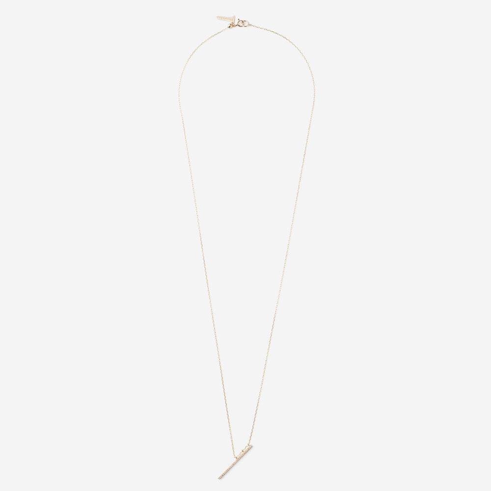 Hirotaka（ヒロタカ) GOSSAMER Obliqueness Diamond Necklace