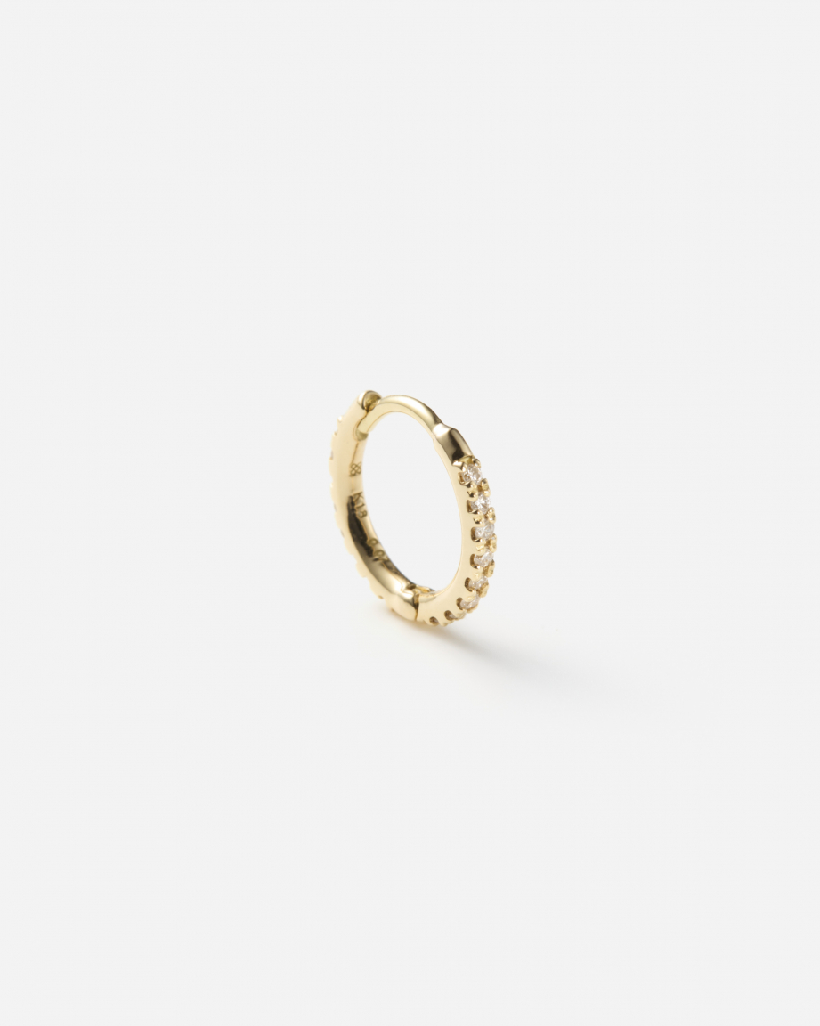 kurriHirotaka ヒロタカ / Manhattan イヤーカフ Hirotaka(ヒロタカ) MANHATTAN Diamond Hoop Earring M