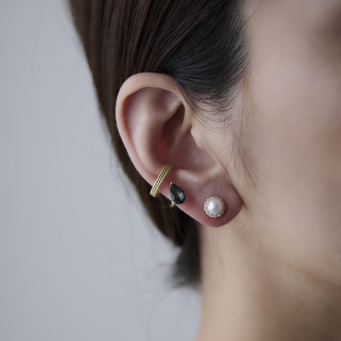 アコヤパール＆ダイヤ ピアス TOMOKO FURUSAWA JEWELRY（トモコフルサワジュエリー) アコヤ