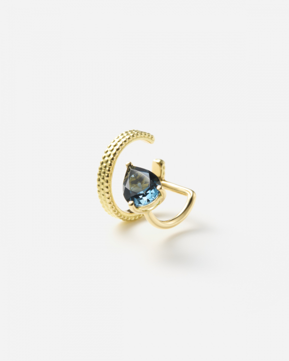 London Blue Topaz Ear Cuff | ɥ֥롼ȥѡ 䥫