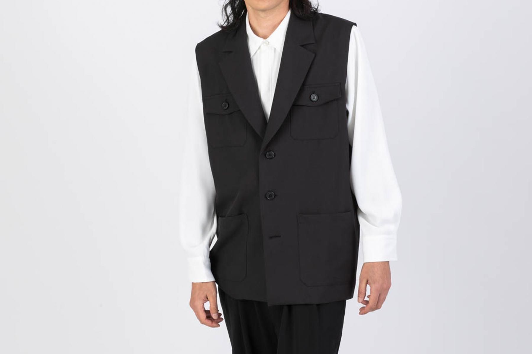 ダブルポケットベストメンズ ｜スズショウ・アンナ