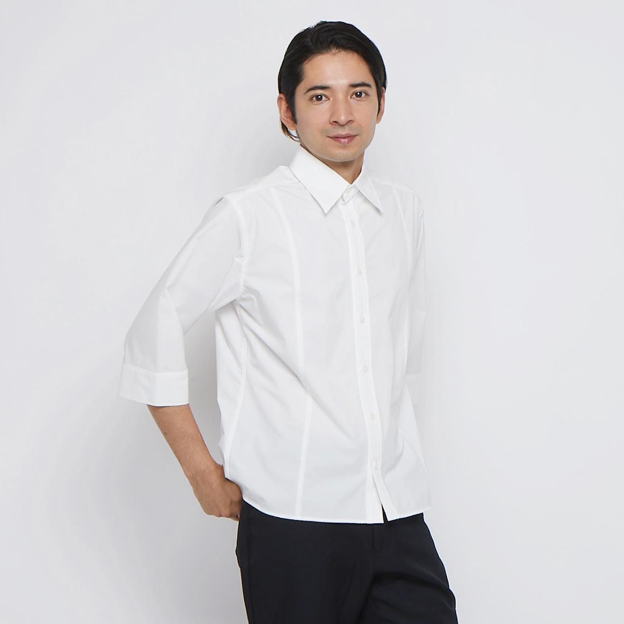 全方向ストレッチプリンスカットシャツメンズ｜スズショウ・アンナ