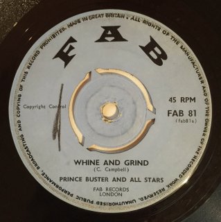 PRINCE BUSTER - WHINE AND GRIND