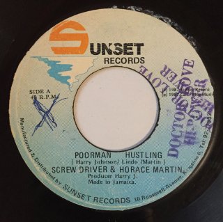 SCREW DRIVER & HORACE MARTIN - POORMAN HUSTLING<img class='new_mark_img2' src='https://img.shop-pro.jp/img/new/icons25.gif' style='border:none;display:inline;margin:0px;padding:0px;width:auto;' />