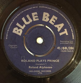 ROLAND ALPHONSO - ROLAND PLAYS PRINCE
