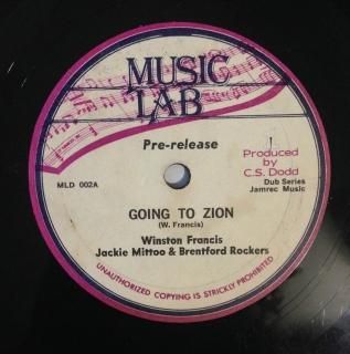 WINSTON FRANCIS & JACKIE MITTOO - GOING TO ZION