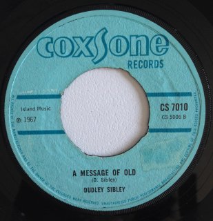 DUDLEY SIBLEY - A MESSAGE OF OLD