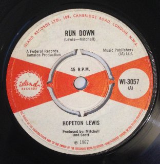 HOPETON LEWIS - RUN DOWN