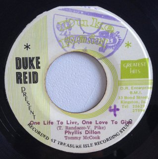 PHILLIS DILLON - ONE LIFE TO LIVE ONE LOVE TO LIVE