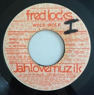 ジャマイカ7” Fred Locks Wolf Wolf jm8160/61 Jahlovemuzik /00050 7
