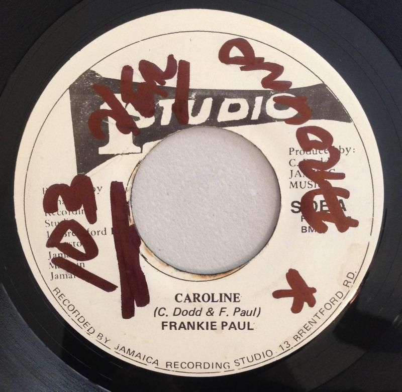 FRANKIE PAUL - CAROLINE - Ninja Records