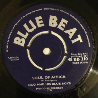 RICO AND HIS BLUE BOYS - SOUL OF AFRICA (discogs)