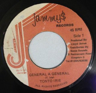 TONTO IRIE - GENERAL A GENERAL