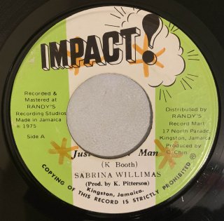 SABRINA WILLIMAS - JUST ANOTHER MAN