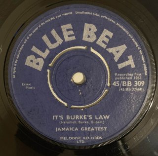 PRINCE BUSTER - IT'S BURKE'S LAW