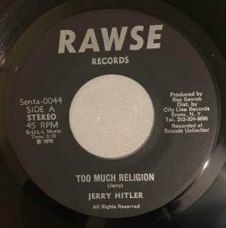 JERRY HITLER - TOO MUCH RELIGION