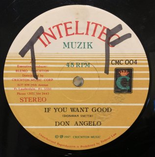 DON ANGELO - IF YOU WANT GOOD