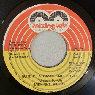 MIDNIGHT RIDERS - RULE IN A DANCE HALL STYLE